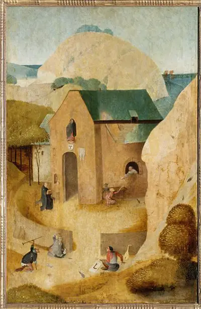 St Jacques and the Magician Hermogenes Hieronymus Bosch